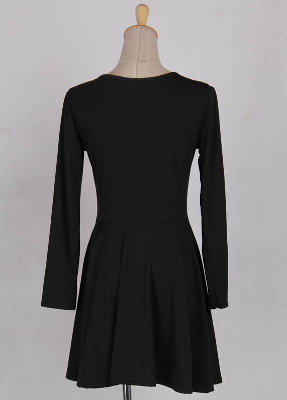 WD6760 Stylish Dress Black