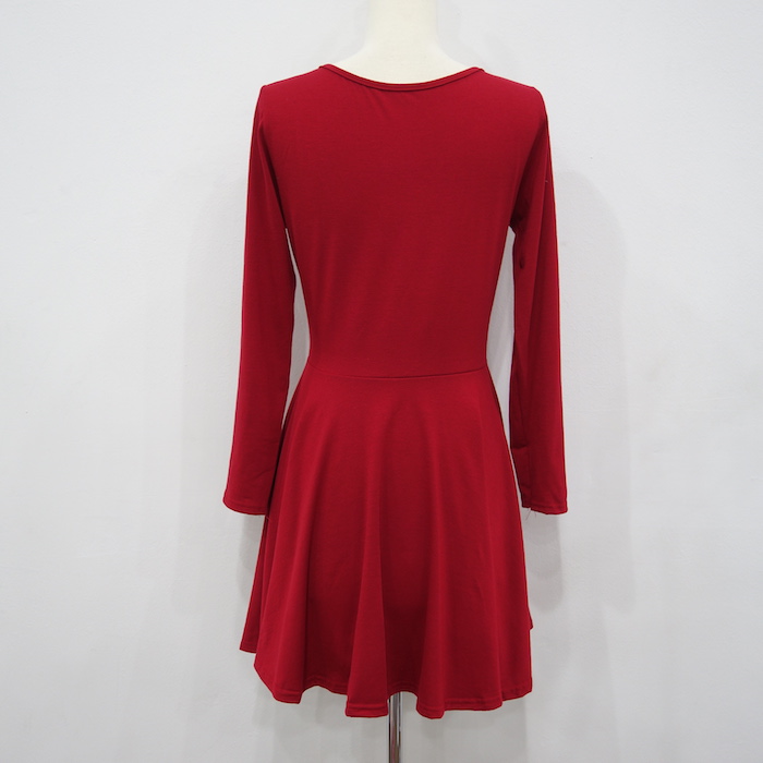 WD6760 Stylish Dress Red