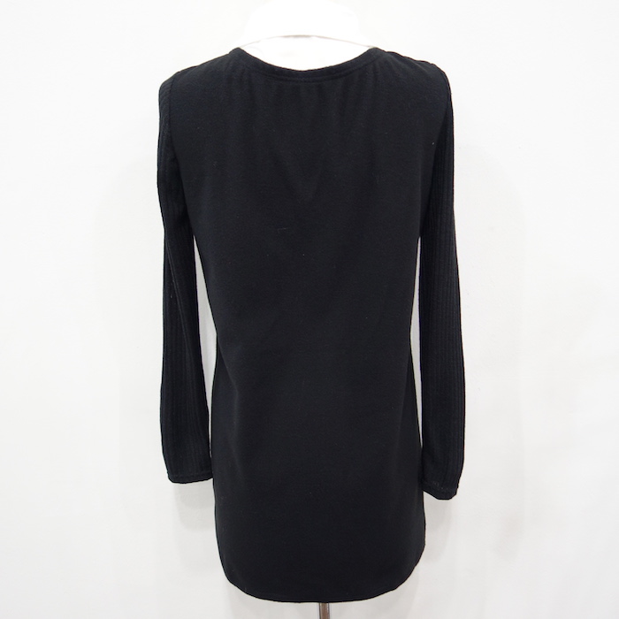 WD6765 One Piece Dress Black