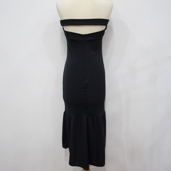 WD6770 Sexy Tube Dress Black