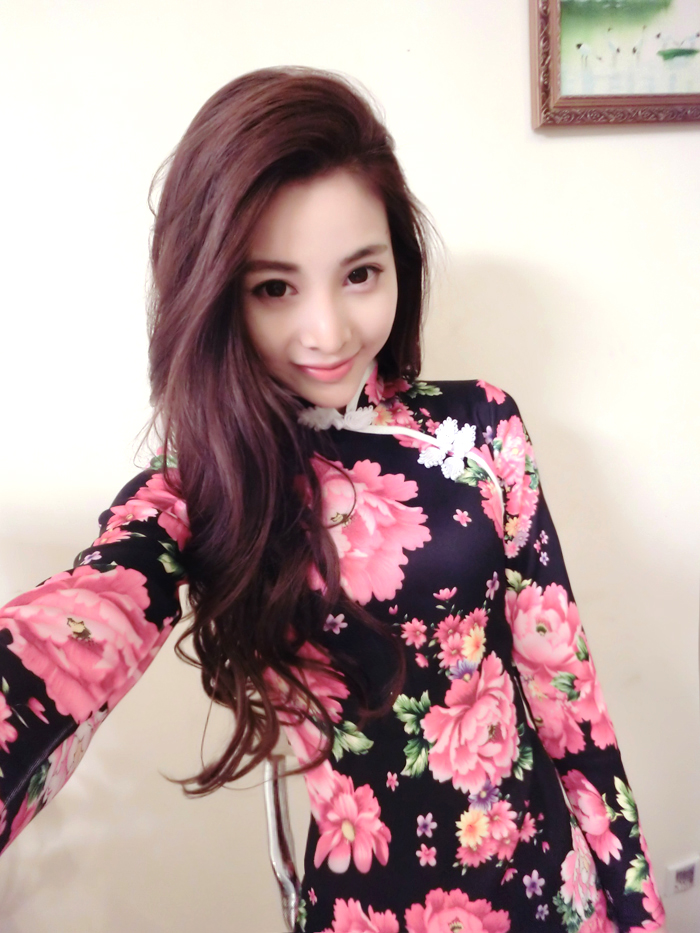 WC3248 Floral Cheongsam As Picture