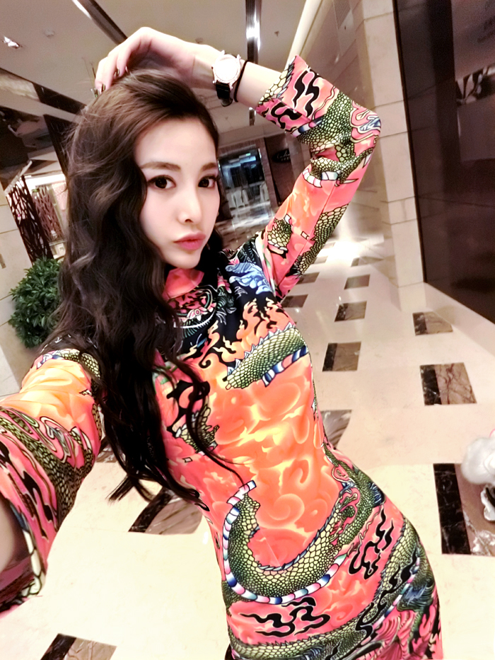 WC3249 Dragon Cheongsam As Picture