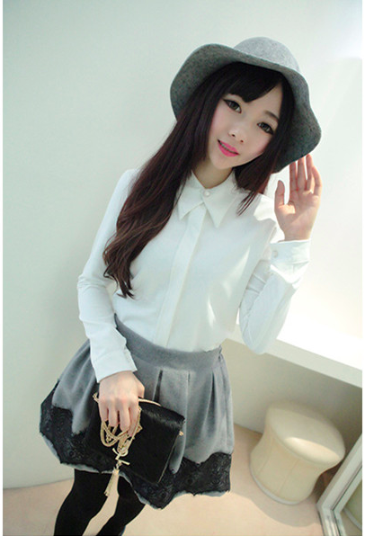 WT3629 Stylish Top White