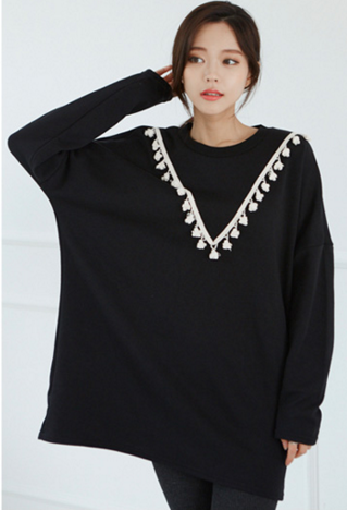 WD6785 Korea Fashion Dress Black