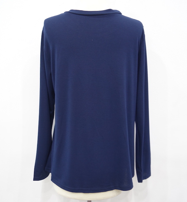 WT6786 Stylish Top Dark Blue