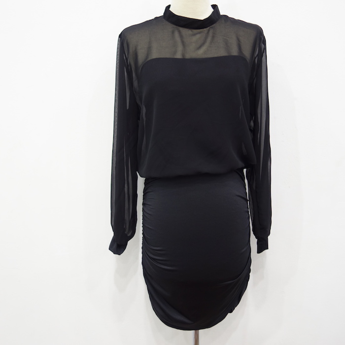 WD6794 Sexy Dress Black