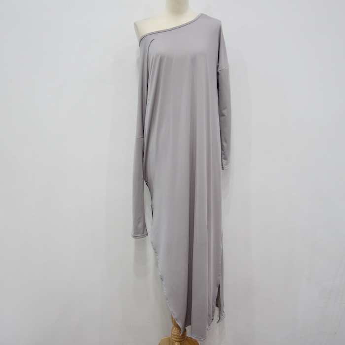 WD6797 Sexy Maxi Dress Grey