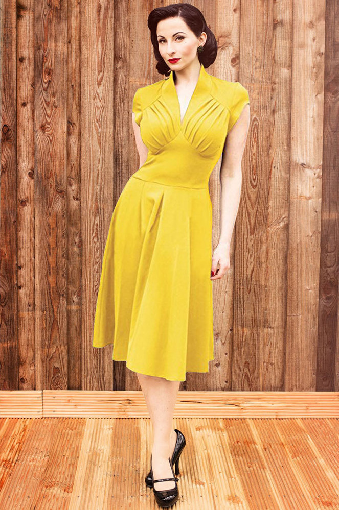 WD6801 Classic Dress Yellow