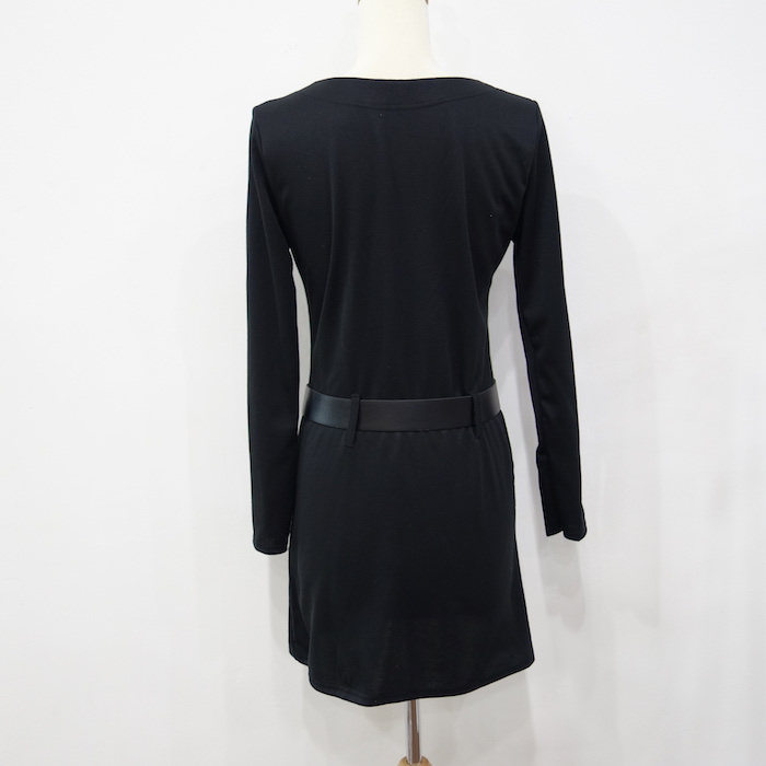 WD6827 Korea Fashion Dress Black