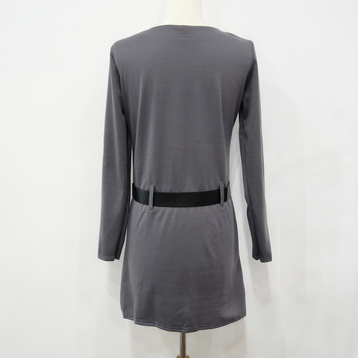 WD6827 Korea Fashion Dress Grey