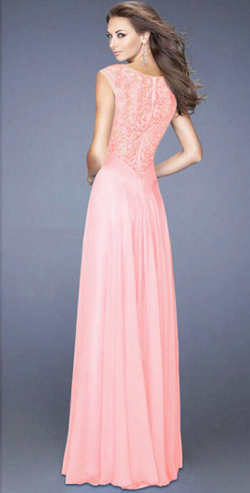 WD6838 Elegant Dress Pink