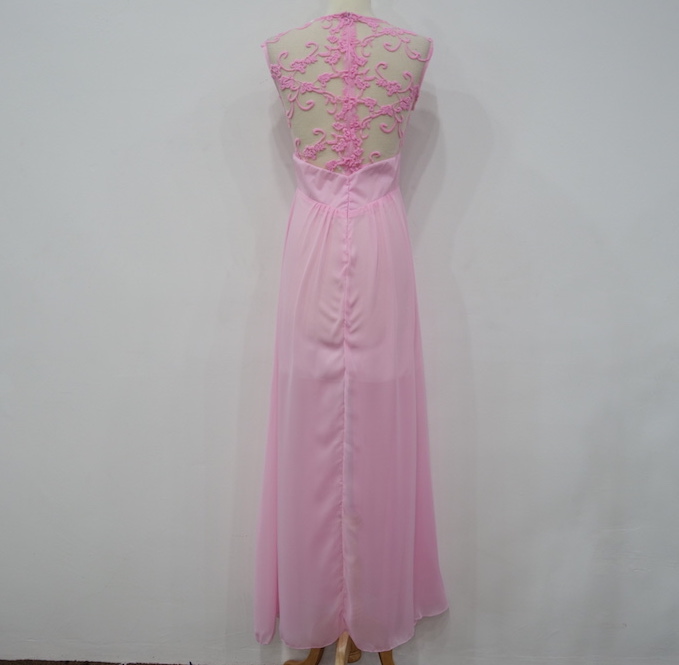 WD6838 Elegant Dress Pink