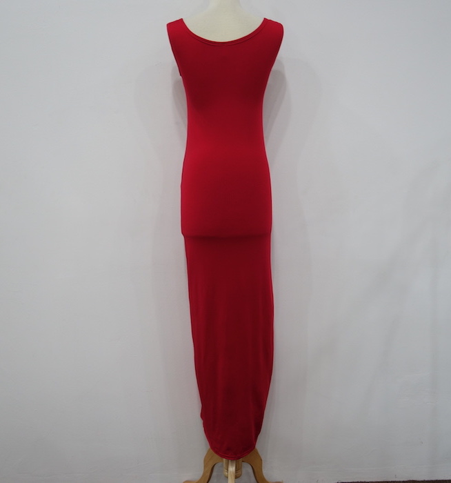 WD6845 Sexy Maxi Dress Red