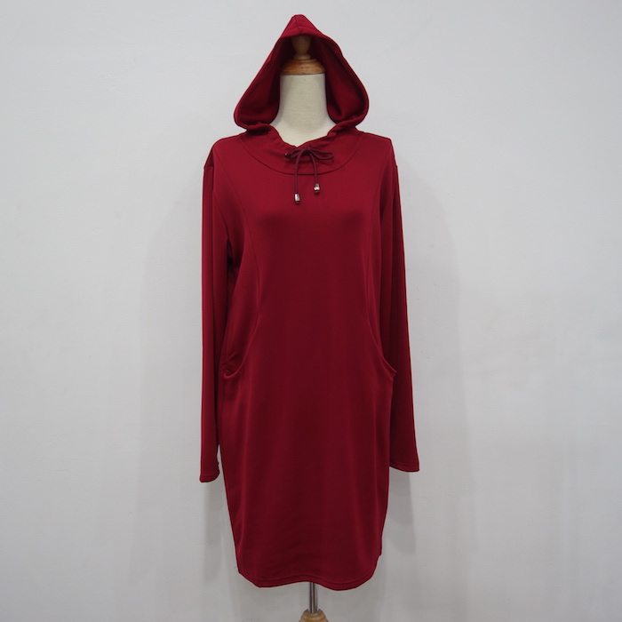 WD6853 Stylish Dress Maroon