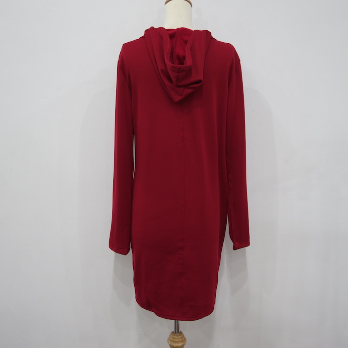 WD6853 Stylish Dress Maroon