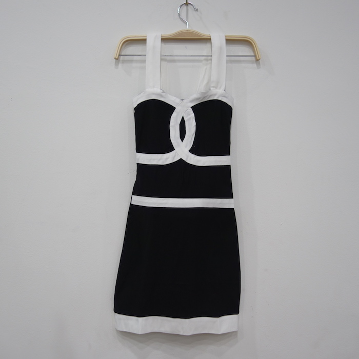 WD6858 Fashion Mini Dress Black