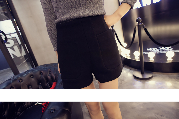 WP3636 Stylish Short Pant Black