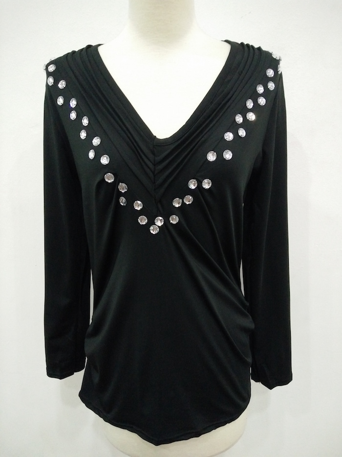 WT6864 Stylish Top Black