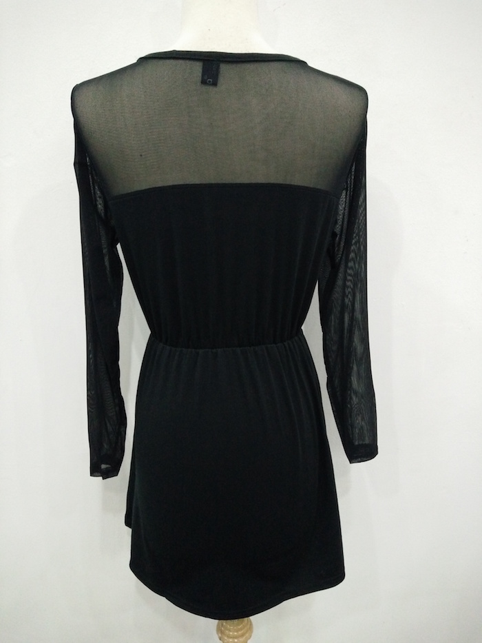 WD6865 Trendy Dress Black