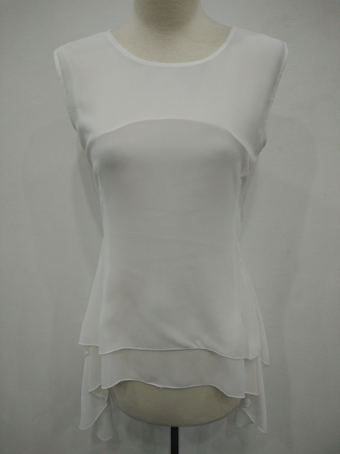 WT6866 Korea Fashion Top White