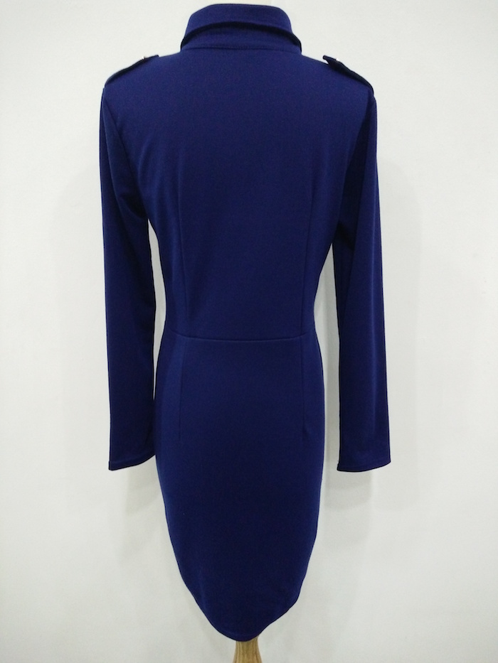 WD6872 Stylish Dress Blue