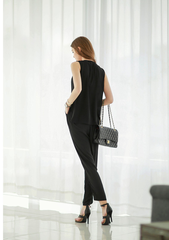 WP6879 Europe Fashion Jumpsuit Black