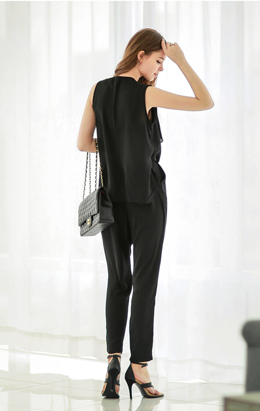 WP6879 Europe Fashion Jumpsuit Black