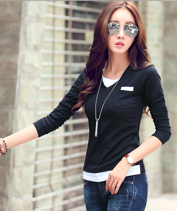 WT6887 Stylish Top Black