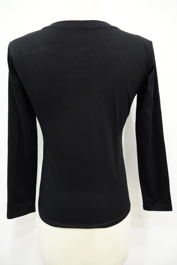 WT6887 Stylish Top Black