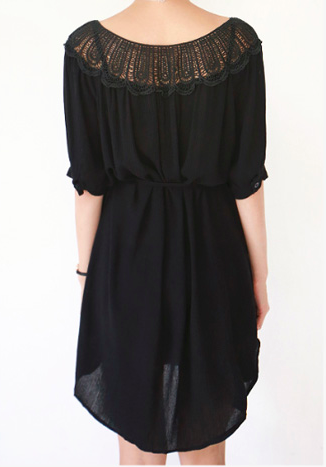 WD6889 Stylish Dress Black