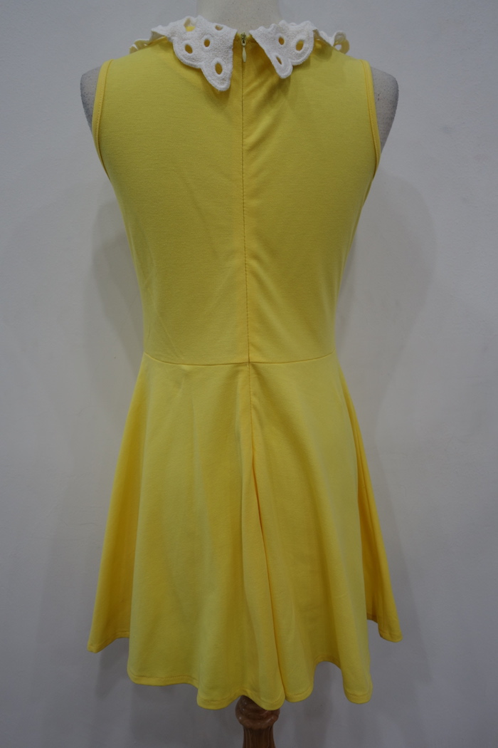 WD6895 Fashion Dress Yellow