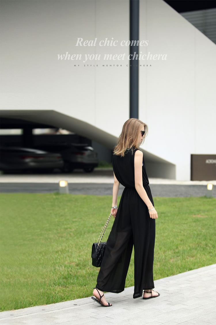 WP6899 Fashion Jumpsuit Black 