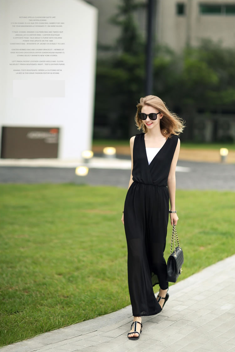 WP6899 Fashion Jumpsuit Black 