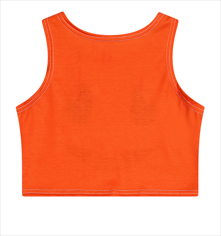 WT3666 Stylish Top Orange