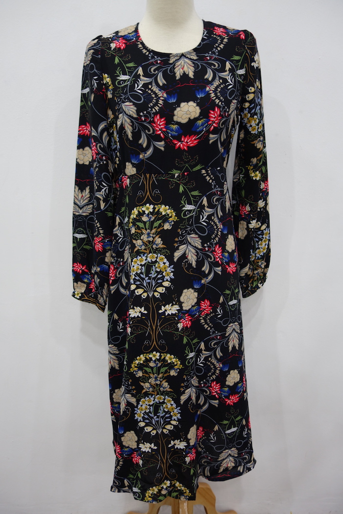 WD6918 Floral Dress As Picture