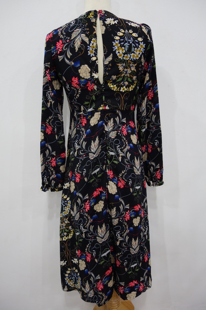 WD6918 Floral Dress As Picture