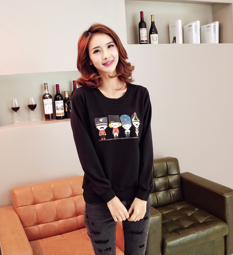 WT6937 Stylish Cute Top Black