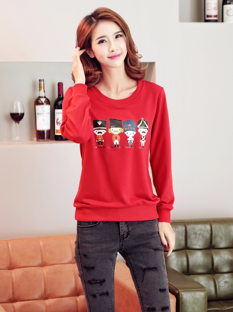 WT6937 Stylish Cute Top Red