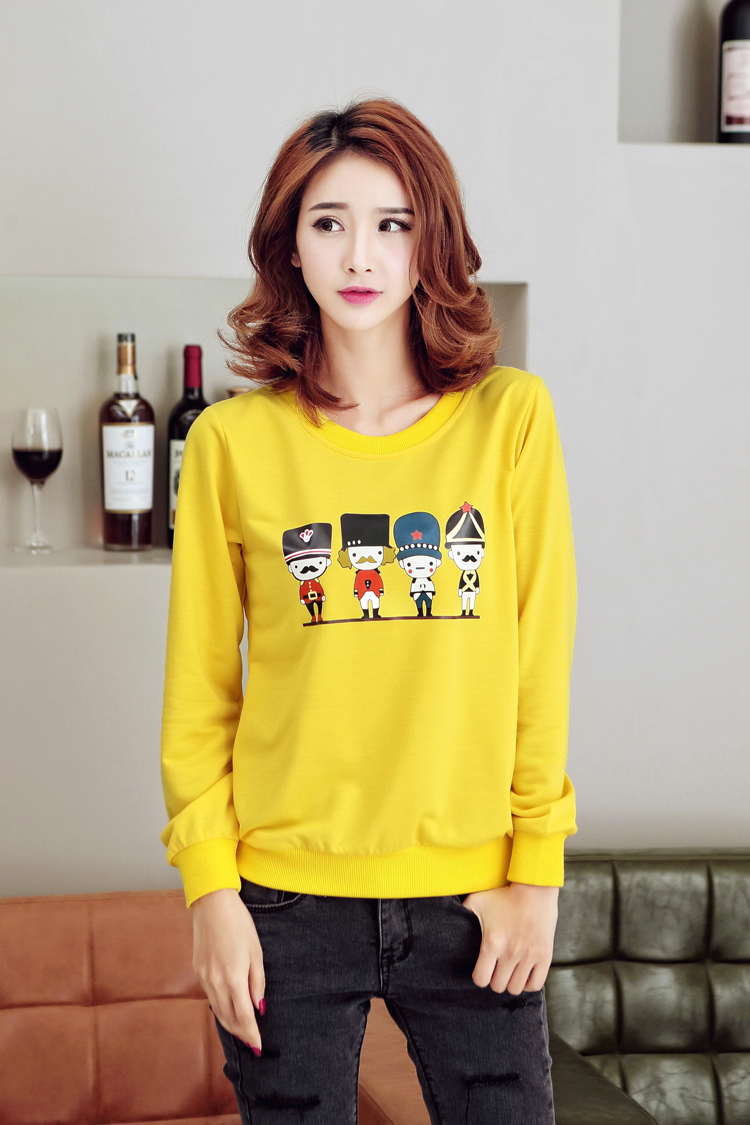 WT6937 Stylish Cute Top Yellow