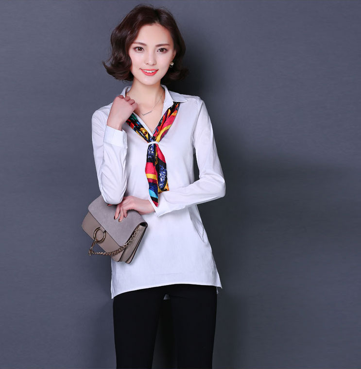 WT6939 Korea Fashion Top White