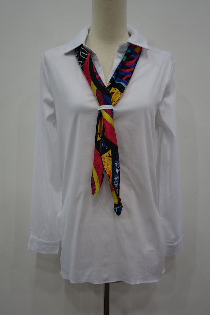 WT6939 Korea Fashion Top White