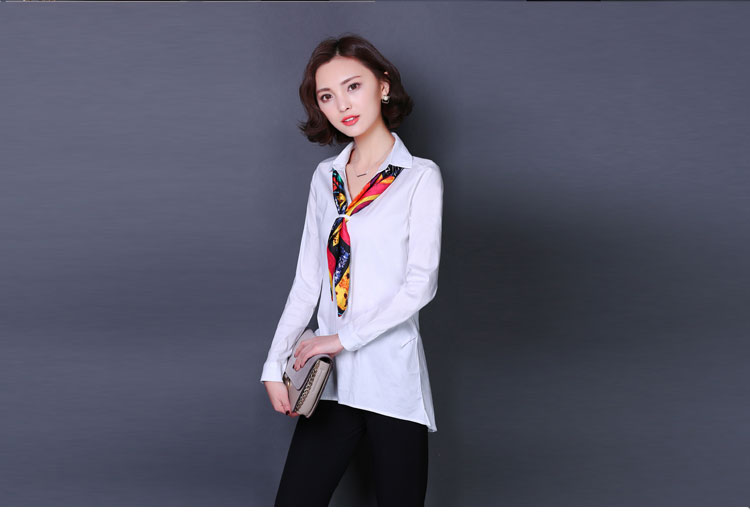 WT6939 Korea Fashion Top White