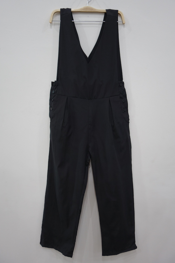 WP6942 Korea Stylish Jumpsuit Black