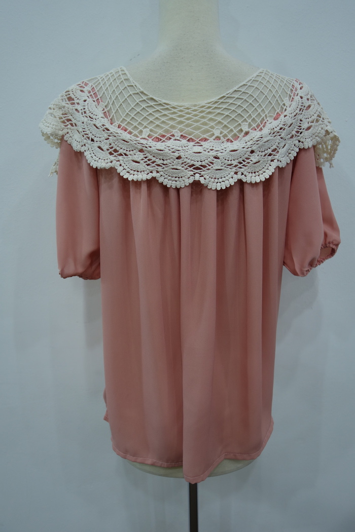 WT6948 Pretty Loose Top Pink