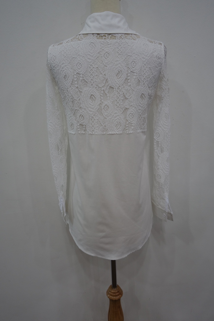 WT6949 Korea Stylish Top White