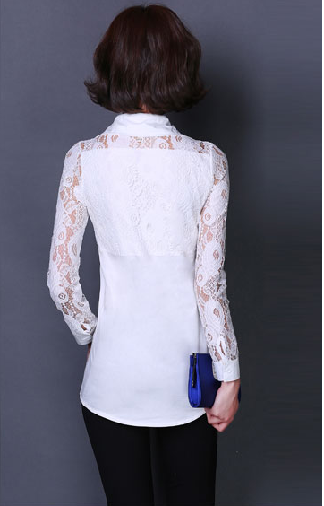 WT6949 Korea Stylish Top White