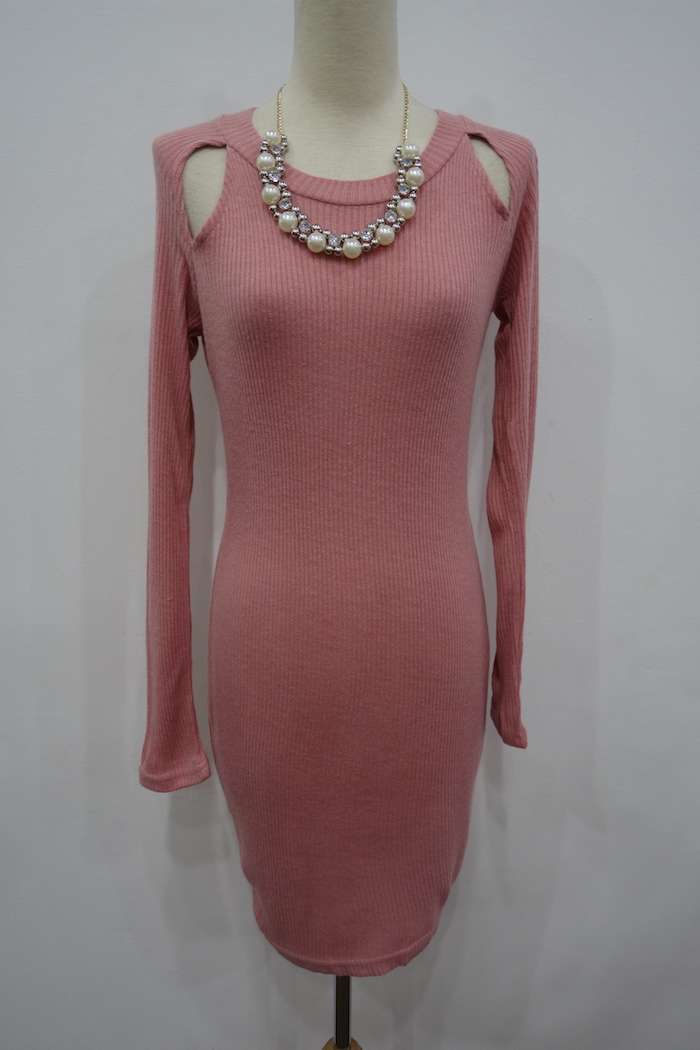 WD6955 Sexy Dress Pink