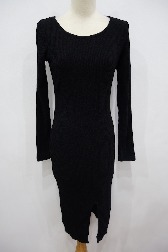 WD6957 Stylish Dress Black