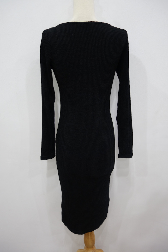 WD6957 Stylish Dress Black