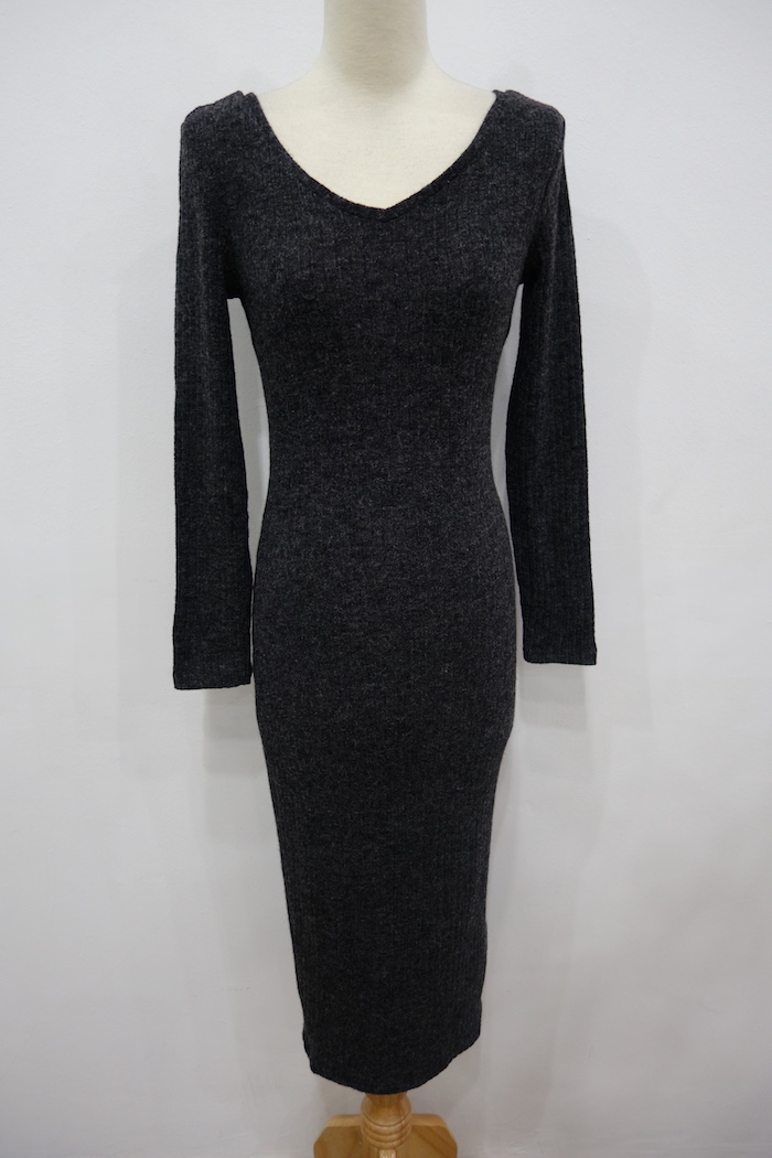 WD6959 Fashion Dress Black